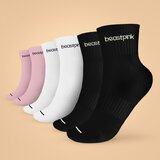 BeastPink Čarape Midhigh 3Pack White Black Pink - BeastPink M Cijene