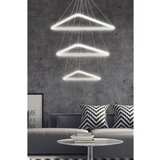 Opviq trinity triangle set - white body, white light white chandelier | ePonuda.com