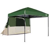  Set Kamp Šatora s krovom 2 pcs Zelena Tafta i Tkanina | shoptok.hr