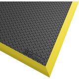 Notrax Podloga za preprečevanje utrujenosti Diamond Flex™ Nitrile, DxŠ 1630 x 970 mm, črne / rumene barve | Shoptok.si