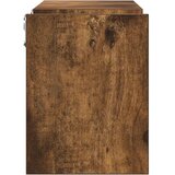 Zidne police 2 kom dimljeni hrast 100x15x20cm konstruirano drvo | Eponuda.com