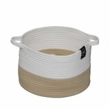 D&D HOME homecollection Ribbon Ležaljka za ljubimce, Bež-bela | ePonuda.com