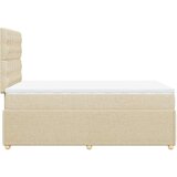 Krevet box spring s madracem krem 120 x 190 cm od tkanine | shoptok.hr