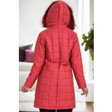 Dewberry Z6653 LADIES' COAT-BURGUNDY-1 | Shoptok.si