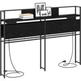 vidaXL Skladišno uzglavlje Crni hrast 140 cm Konstruirano drvo | shoptok.hr