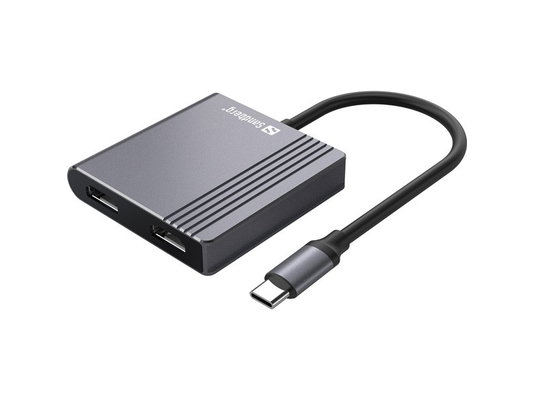 Sandberg Notebook Dock - USB-C Dock 2xHDMI+USB+PD (Ulaz: USB-C; Izlaz: 2xHDMI+USB-A3.0+USB-C) | shoptok.hr