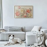  Plakat Flower Bouquet on a Cream Background 60x40 Zlatni okvir | shoptok.hr