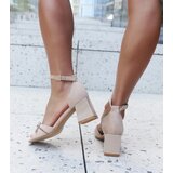 D/CEO Black sandals on a block heel Millo | Shoptok.si