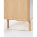 Kave Home Siva/v naravni barvi nočna omarica Anielle – | Shoptok.si