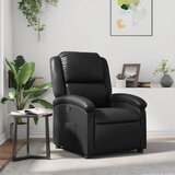 Maison Chic Naslanjač - Relax naslanjač črno umetno usnje, (22061371) | Shoptok.si