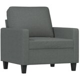  The Living Store Fotelj temno siv 60 cm blago - Fotelj, (21454365) | Shoptok.si