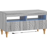  3-dijelni LED TV kabinet Siva Sonoma Konstruirano drvo | shoptok.hr