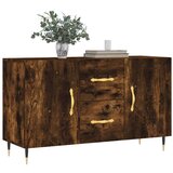 vidaXL Komoda boja dimljenog hrasta 100 x 36 x 60 cm konstruirano drvo | shoptok.hr