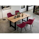 Livetastic Naslanjač Samt, Rdeča | Shoptok.si