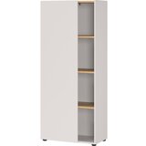 Germania Bijela biblioteka u dekoru hrasta 61x145x34 cm Adrano – | shoptok.hr