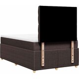  Krevet s oprugama i madracem tamnosmeđi 120 x 200 cm od tkanine | shoptok.hr