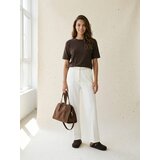 Sinsay Pletena bluza kratkih rukava s dodatkom lana | shoptok.hr