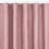  Curtain MILANA color pink style classic transparent wave tape 7 cm chenille 220x175 HOMEDE | shoptok.hr