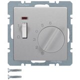 Berker Regulator temperature 20306084 Aluminij, (5000547308) | Shoptok.si