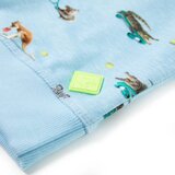  Dječja topla majica svjetloplava prošarana 116 | shoptok.hr