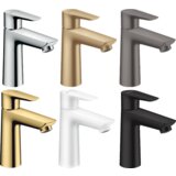 Hansgrohe enoročna armatura za umivalnik Talis E 110 CoolStart z zgornjim delom sifona - črna (71713670) | Shoptok.si
