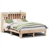 Maison Chic Posteljni okvir - Dvoposteljna postelja - Zakonska postelja brez vzmetnice 140x190 cm trdna borovina-J10717, (21768775) | Shoptok.si