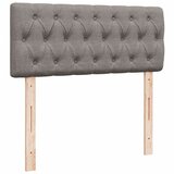  Krevet s oprugama i madracem smeđesivi 120 x 200 cm od tkanine | shoptok.hr