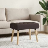  Klupa s utorima Tamno smeđa 60 x 40 x 45 cm Tkanina | Eponuda.com