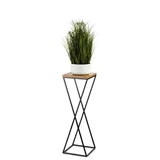Stalak za cveće 70x24 cm crni/smeđi