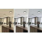  LED plafonsko svetlo ILVI sa prigušivačem LED/30W/230V 2700-6500K Ø 40 cm crna/bež + daljinski upravljač | Eponuda.com