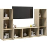 TV ormarići 3 kom boja hrasta 107x35x37 cm konstruirano drvo - sonoma hrast 3 | shoptok.hr