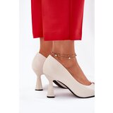 VINCEZA Elegant Heels On Flared Stiletto | Shoptok.si