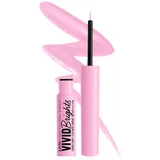 NYX Professional Makeup tekoče črtalo - Vivid Brights Colored Liquid Eyeliner - Sneaky Pink (VBLL09)