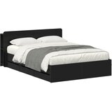  Okvir kreveta s pohranom Crna 150 x 200 cm Konstruirano drvo | shoptok.hr