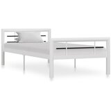  Okvir za krevet bijelo-crni metalni 100 x 200 cm | shoptok.hr