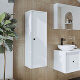 Hanah home 2204 kupatilski ormarić 35 × 110 × 30 cm, bela Cene