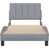 vidaXL Okvir za krevet bez madraca svjetlosivi 90x190 cm od tkanine | shoptok.hr