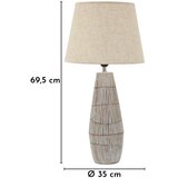Mauro Ferretti Krem stolna lampa s tekstilnim sjenilom (visina 69,5 cm) Hanoi – | shoptok.hr