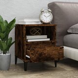  Noćni ormarići 2 kom boja dimljenog hrasta 40x35x50 cm | shoptok.hr