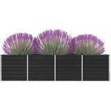  Povišena vrtna gredica 320x40x77 cm pocinčani čelik antracit | shoptok.hr