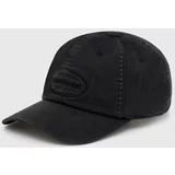 thisisneverthat Pamučna kapa sa šiltom Overdyed E/T-Logo Cap boja: crna, s aplikacijom, TN240WHWBC02