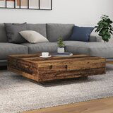 vidaXL Klubska miza Star les Trden les 100 x 100 x 31 cm Vzdržljiva | Shoptok.si