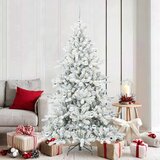 vidaXL Umjetno božićno drvce s nogom with LEDs s stalakom 180cm PVC | shoptok.hr
