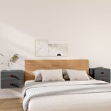 vidaXL Stenska nočna omarica 2 kosa siva 50x36x40 cm Cene
