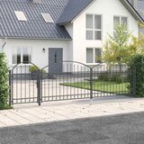  Vrata Ograde za Vrt s Arhivnim Vrh Assen Siva 500 x 100 cm | shoptok.hr