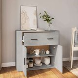  Komoda betonsko siva 80x33x70 cm inženirski les, (20594804) | Shoptok.si