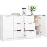  Komoda 2 kom sjajna bijela 60x30x70 cm od konstruiranog drva | shoptok.hr