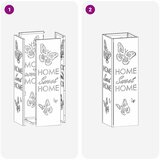  Stalak za kišobrane s pohranom Bijela 15,5 x 15,5 x 49 cm Čelik | shoptok.hr