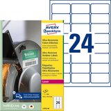 Avery Zweckform naljepnice bijele 63,5 x 33,9 mm 40 listova | shoptok.hr