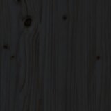  Okvir za dječji krevet crni 90 x 190 cm od masivne borovine | shoptok.hr